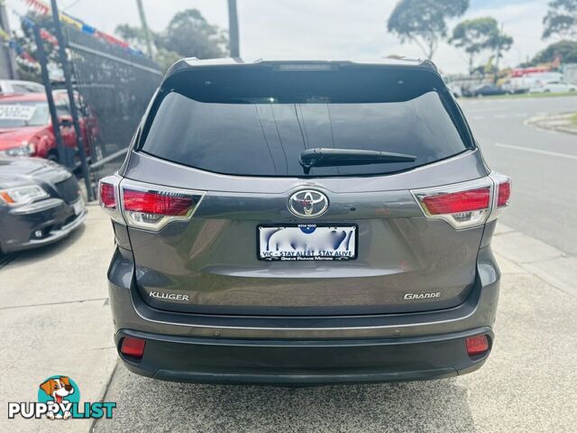 2015 Toyota Kluger Grande (4x2) GSU50R Wagon