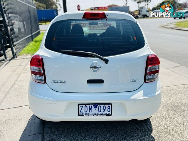 2011 Nissan Micra ST K13 Hatchback