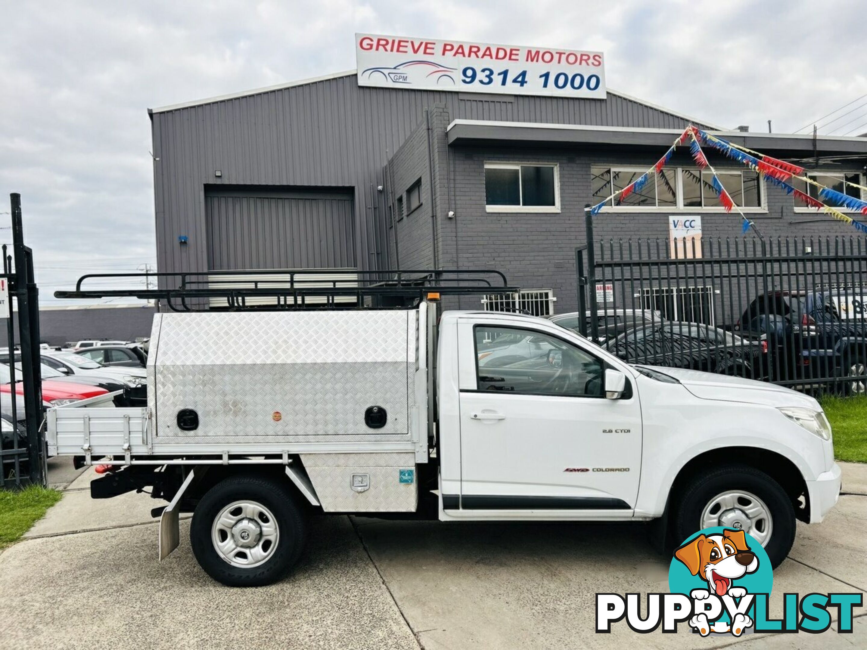 2012 Holden Colorado LX (4x4) RG Cab Chassis