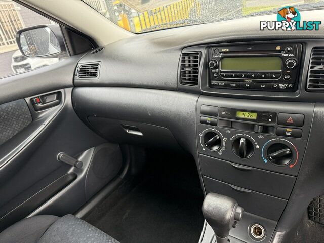 2004 Toyota Corolla Ascent Seca ZZE122R Hatchback