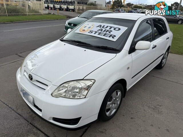 2004 Toyota Corolla Ascent Seca ZZE122R Hatchback