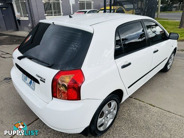 2004 Toyota Corolla Ascent Seca ZZE122R Hatchback