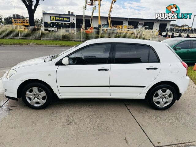 2004 Toyota Corolla Ascent Seca ZZE122R Hatchback