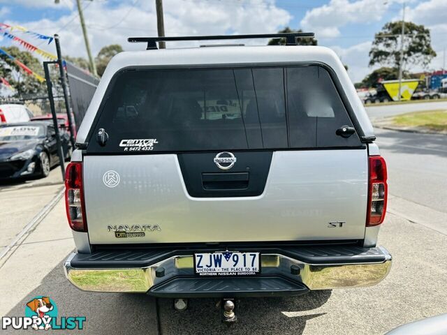 2012 Nissan Navara ST 25th Anniversary LE (4x4) D40 MY12 Dual Cab Pick-up