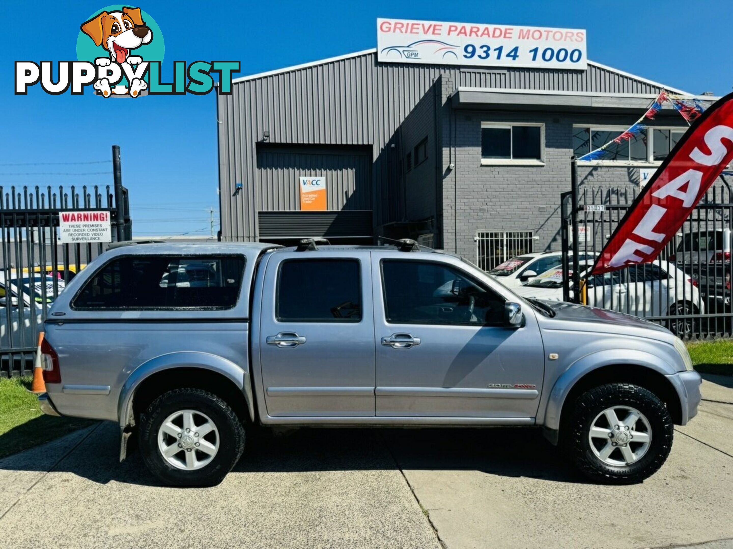 2004 Holden Rodeo LT (4x4) RA Crew Cab Pickup