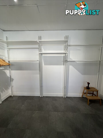 MaxE Rail &amp; Shelf Shop Fittings - full list in description