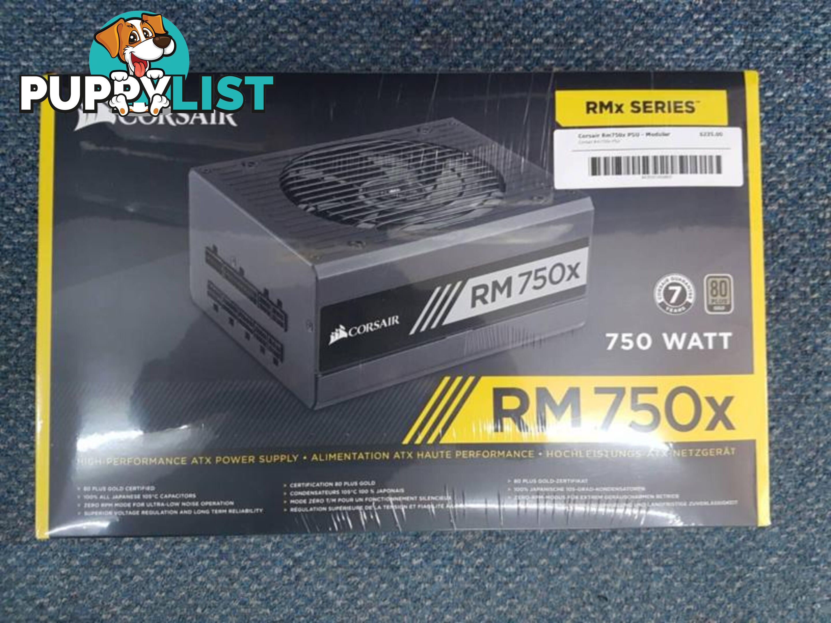 Corsair RM-750X 750W ATX12V Modular Power Supply