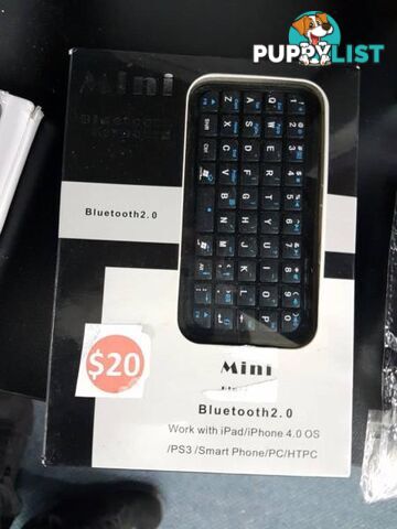 Mini Bluetooth Keyboard: Wireless Bluetooth 2.0 Keyboard