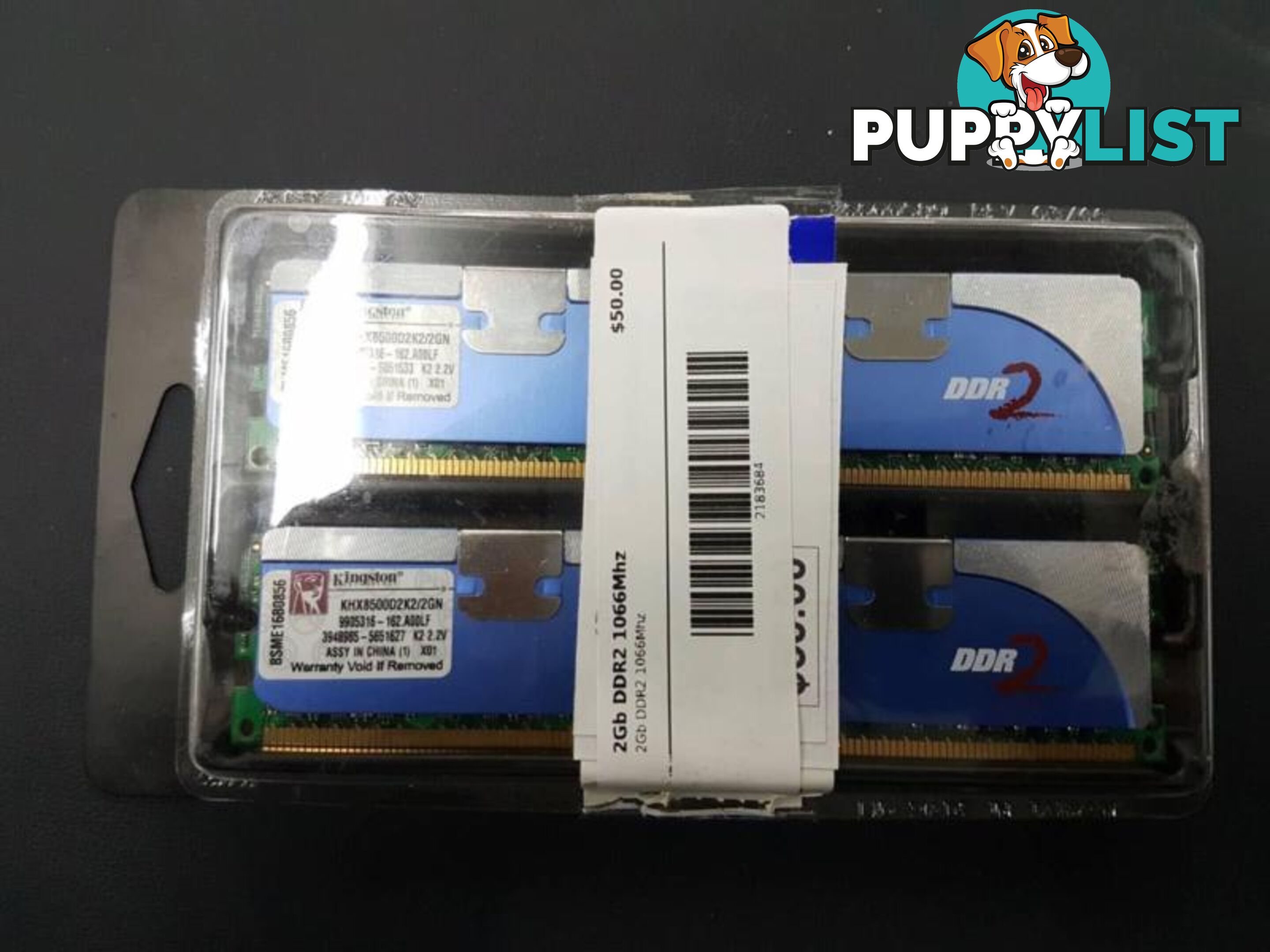 Kingston 2GB DDR2 1066 DIMM