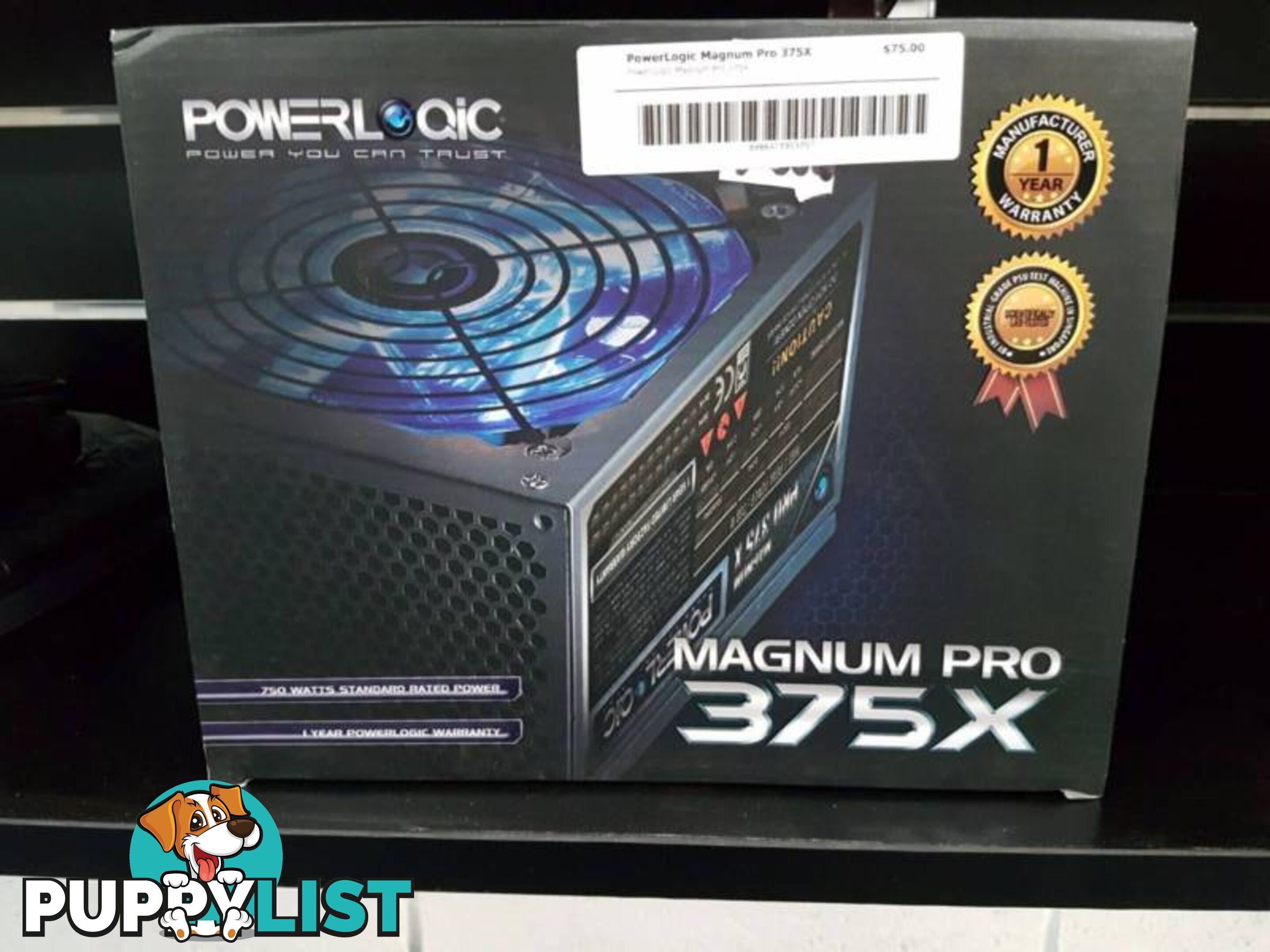 Power Logic 375X 750W ATX12V Power Supply