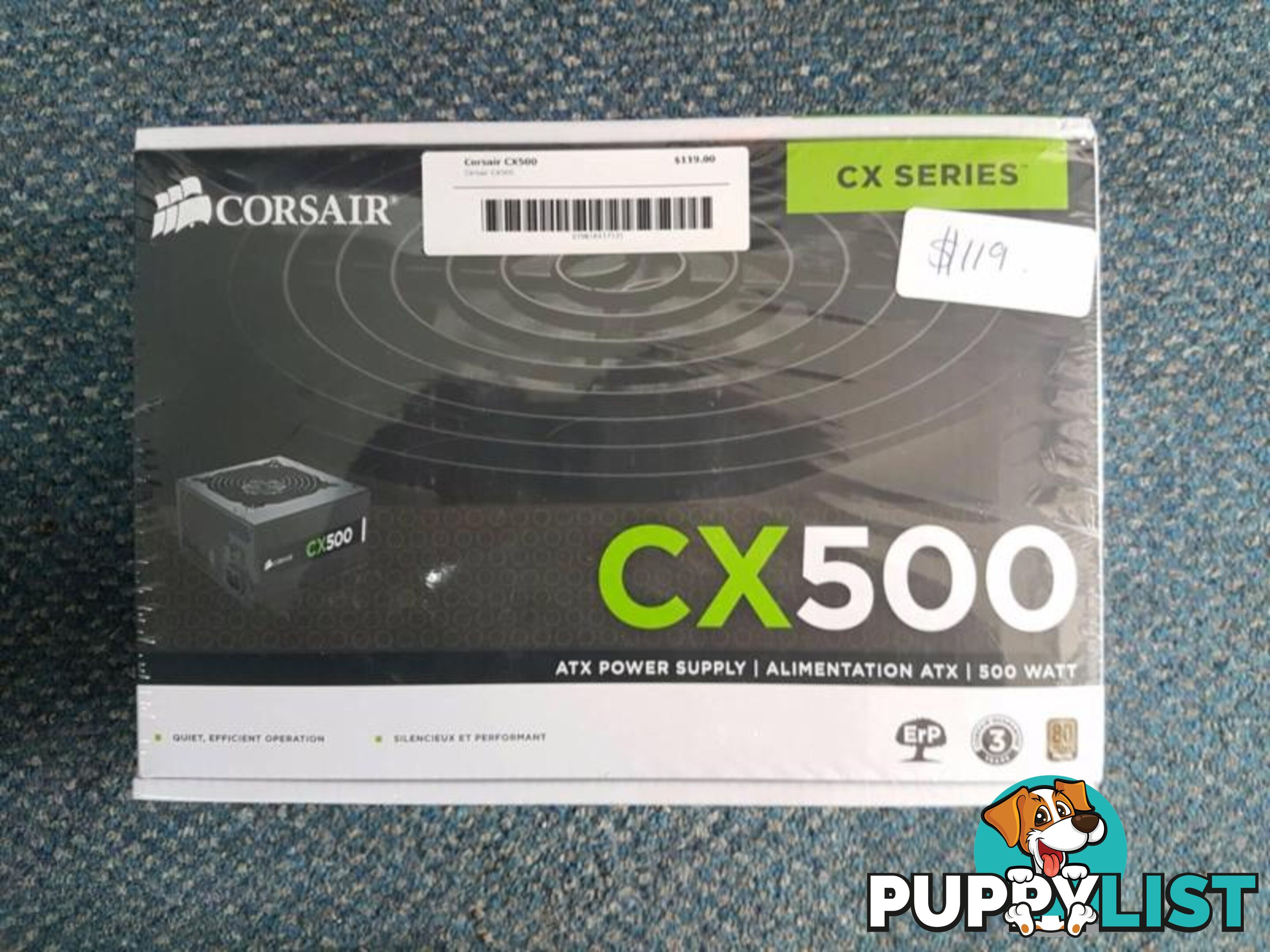 Corsair CX500 500W ATX12V Power Supply