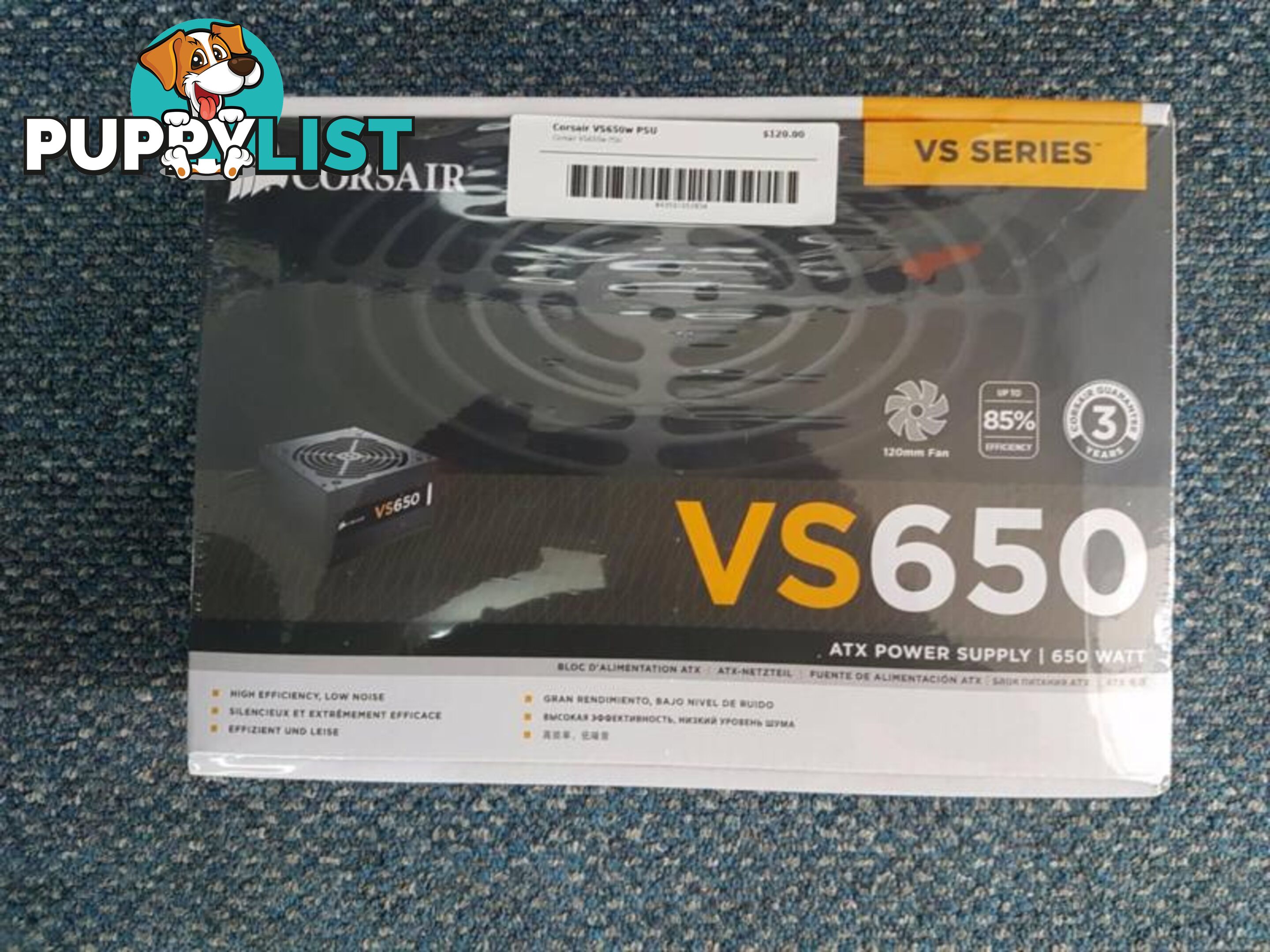 Corsair VS650 650-Watt ATX12V Power Supply