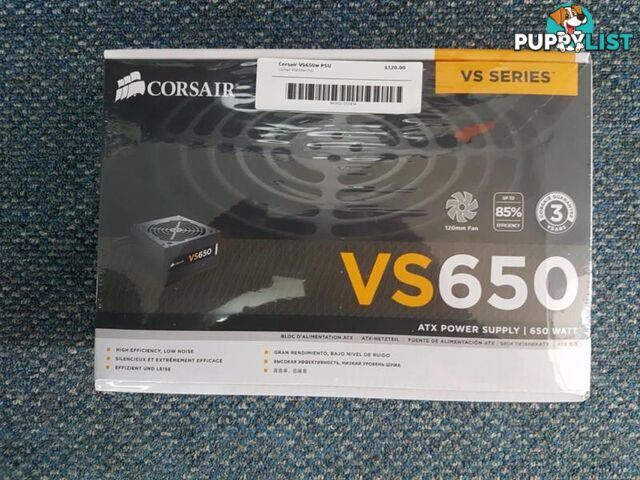 Corsair VS650 650-Watt ATX12V Power Supply