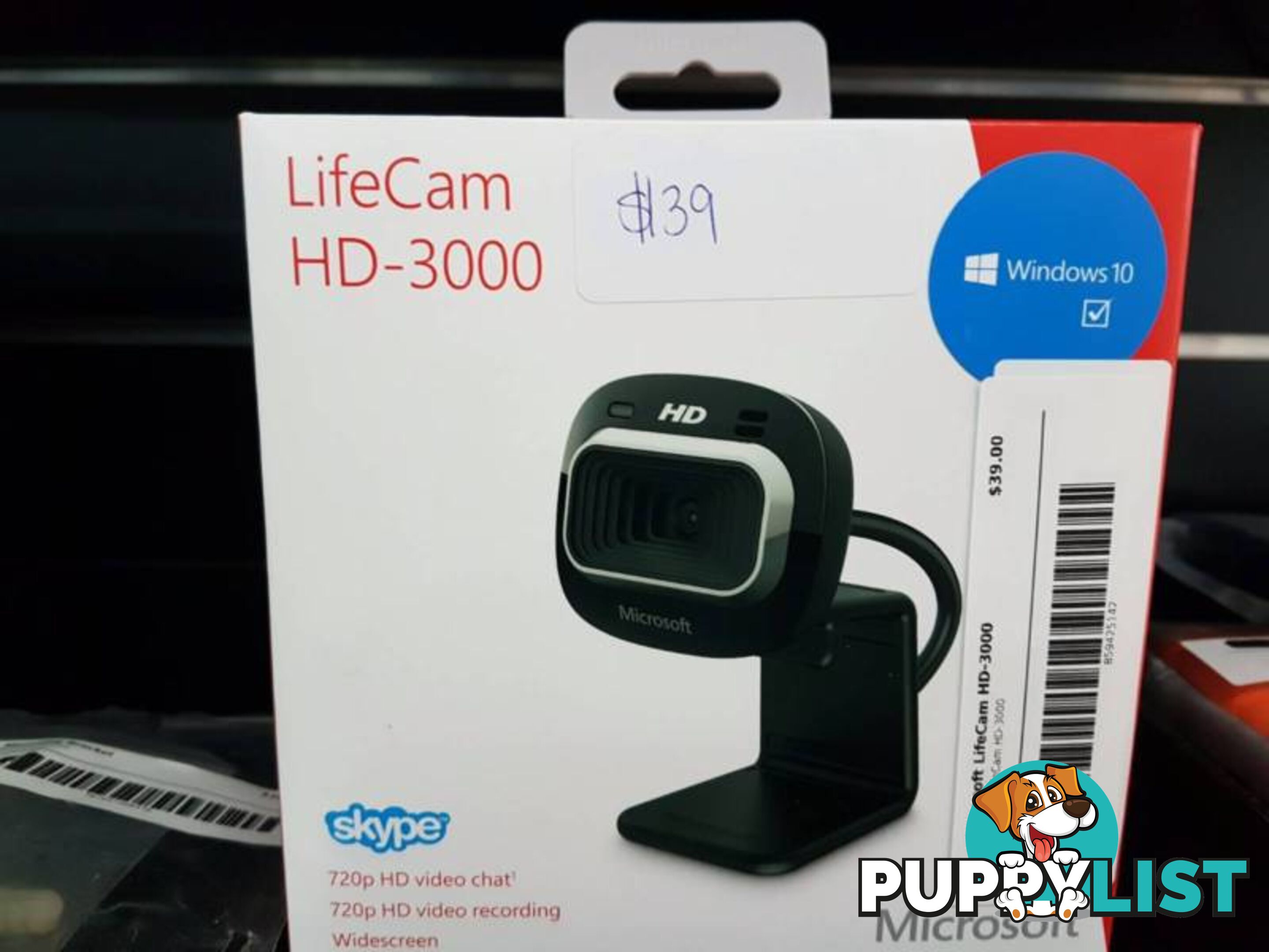 Microsoft LifeCam HD-3000 Webcam