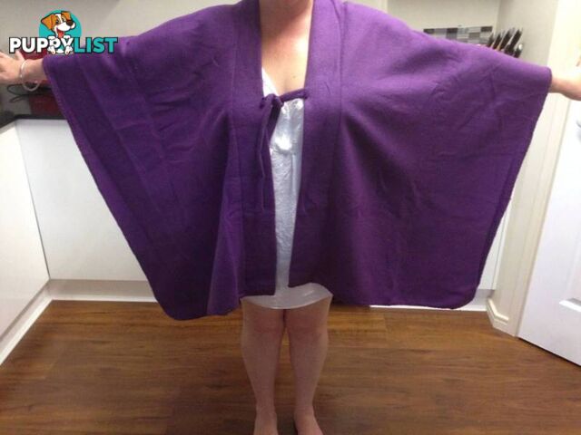 Women's Purple Shawl / Throw