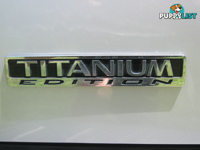 2009 Nissan Navara D40 TITANIUM Ute Manual