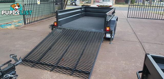 10Ã5 TANDEM TRAILER HIGH SIDE WITH 1500MM HARD MESH RAMP