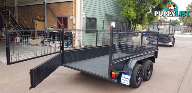 10Ã5 TANDEM BOX TRAILER LOW SIDE WITH 600MM CAGE