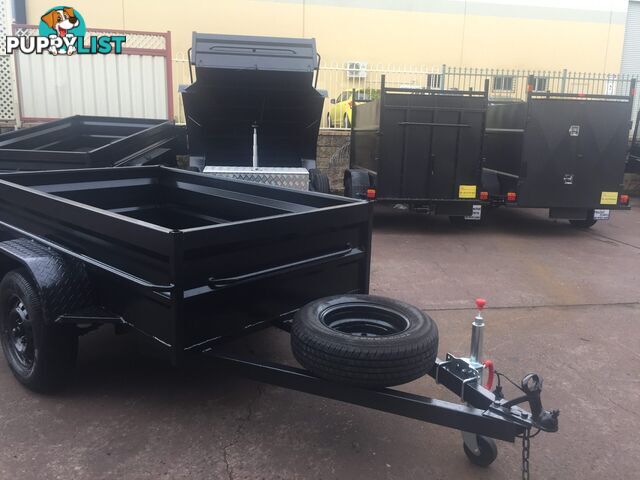 7Ã4 BOX TRAILER HIGH SIDE