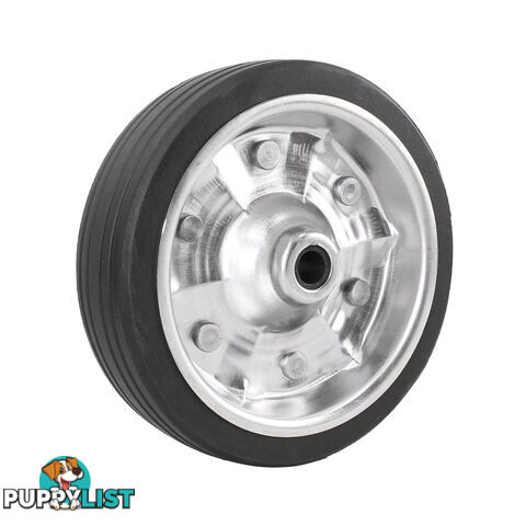 8Â³ SPARE SOLID RUBBER WITH STEEL INSERT WHEEL