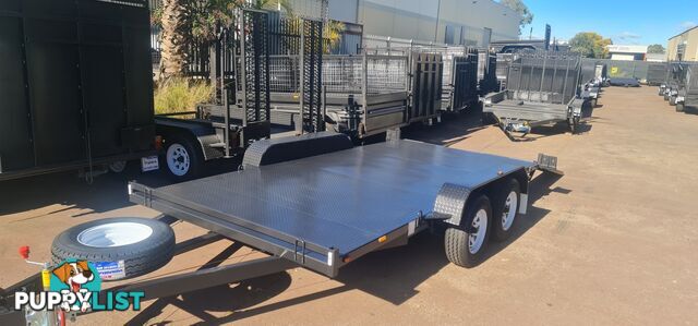 14Ã6.6FT CAR TRAILER 2800KGS GVM WITH ELECTRIC BRAKES ON FOUR WHEELS