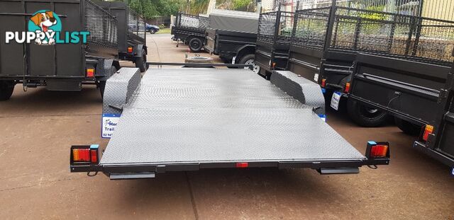 15Ã6.6FT BEAVER TAIL CAR TRAILER 2000KGS GVM