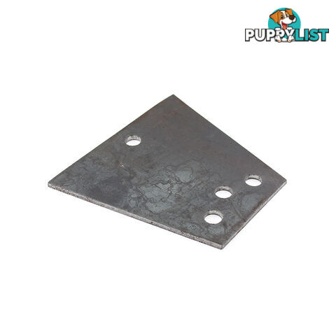 2/3 HOLE UNIVERSAL COUPLING HITCH PLATE TRIANGULAR 6MM