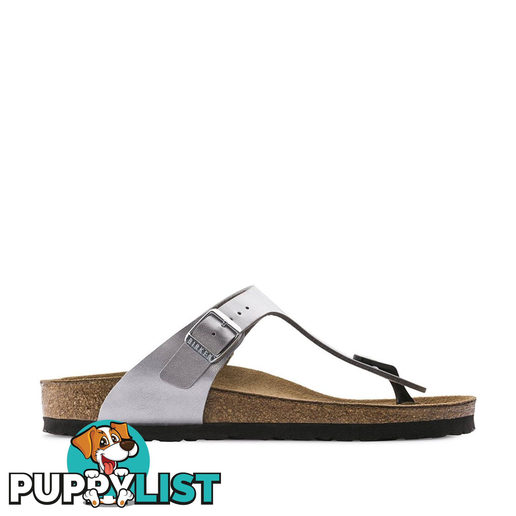 BIRKENSTOCK Gizeh Silver Birko-Flor