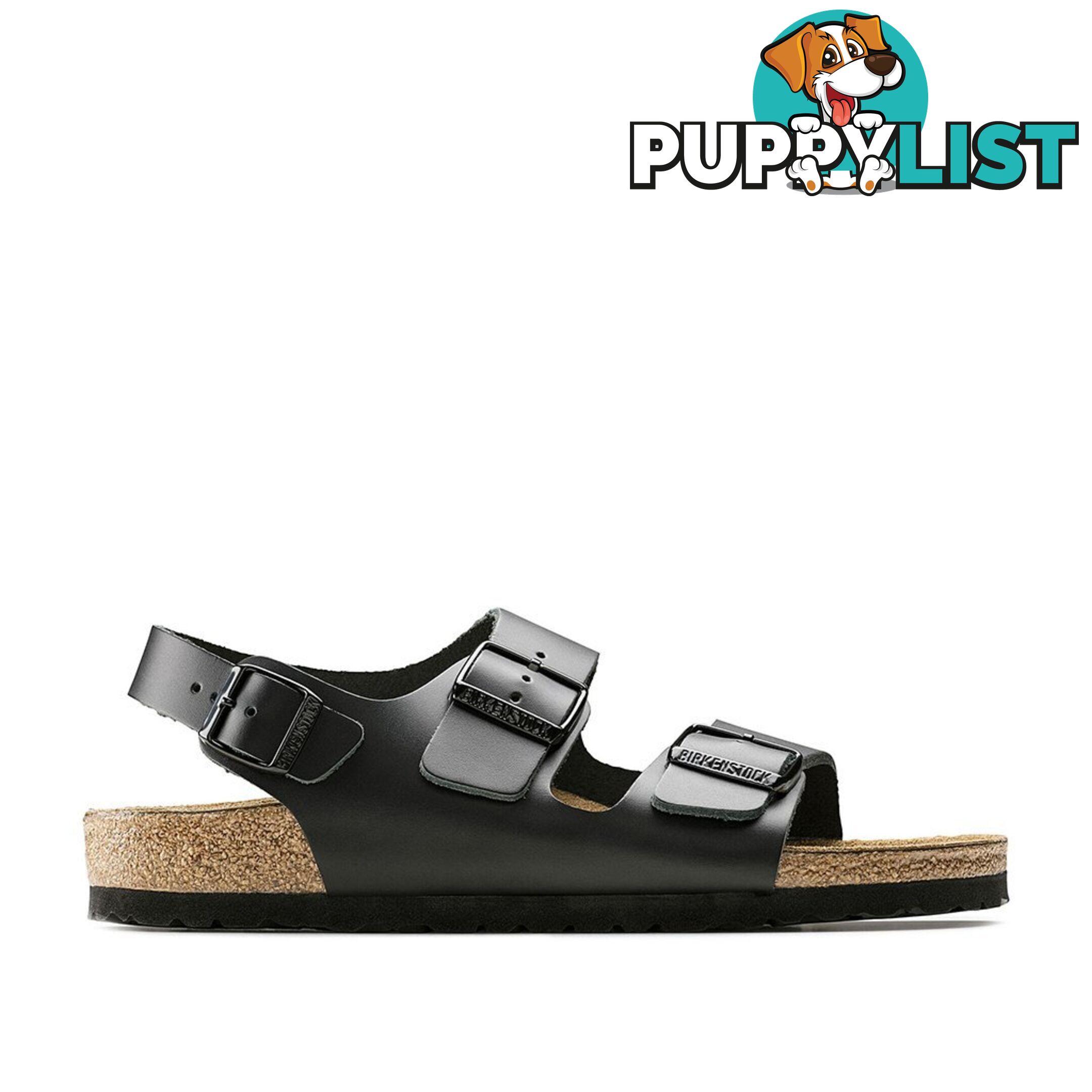 BIRKENSTOCK Milano Black Leather