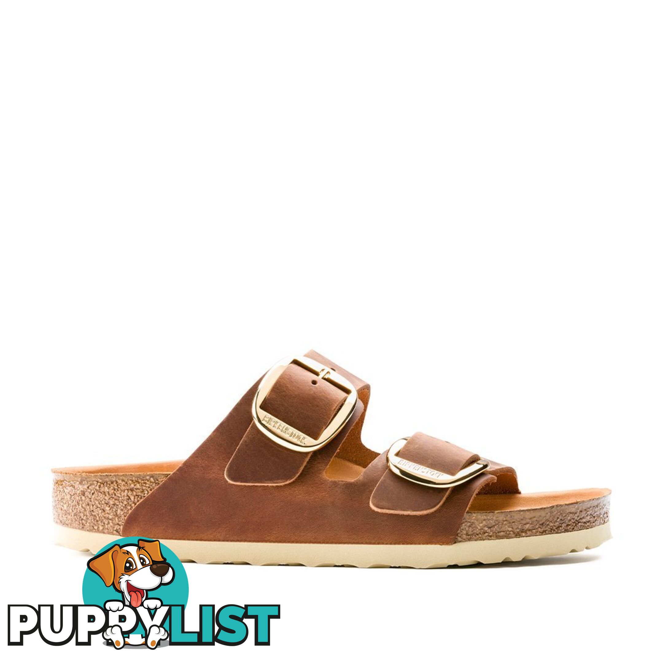 BIRKENSTOCK Arizona Big Buckle Cognac Leather