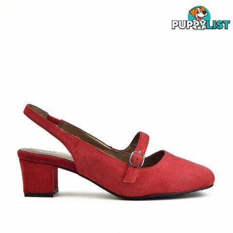 VIA NOVA Cindy Red Suede