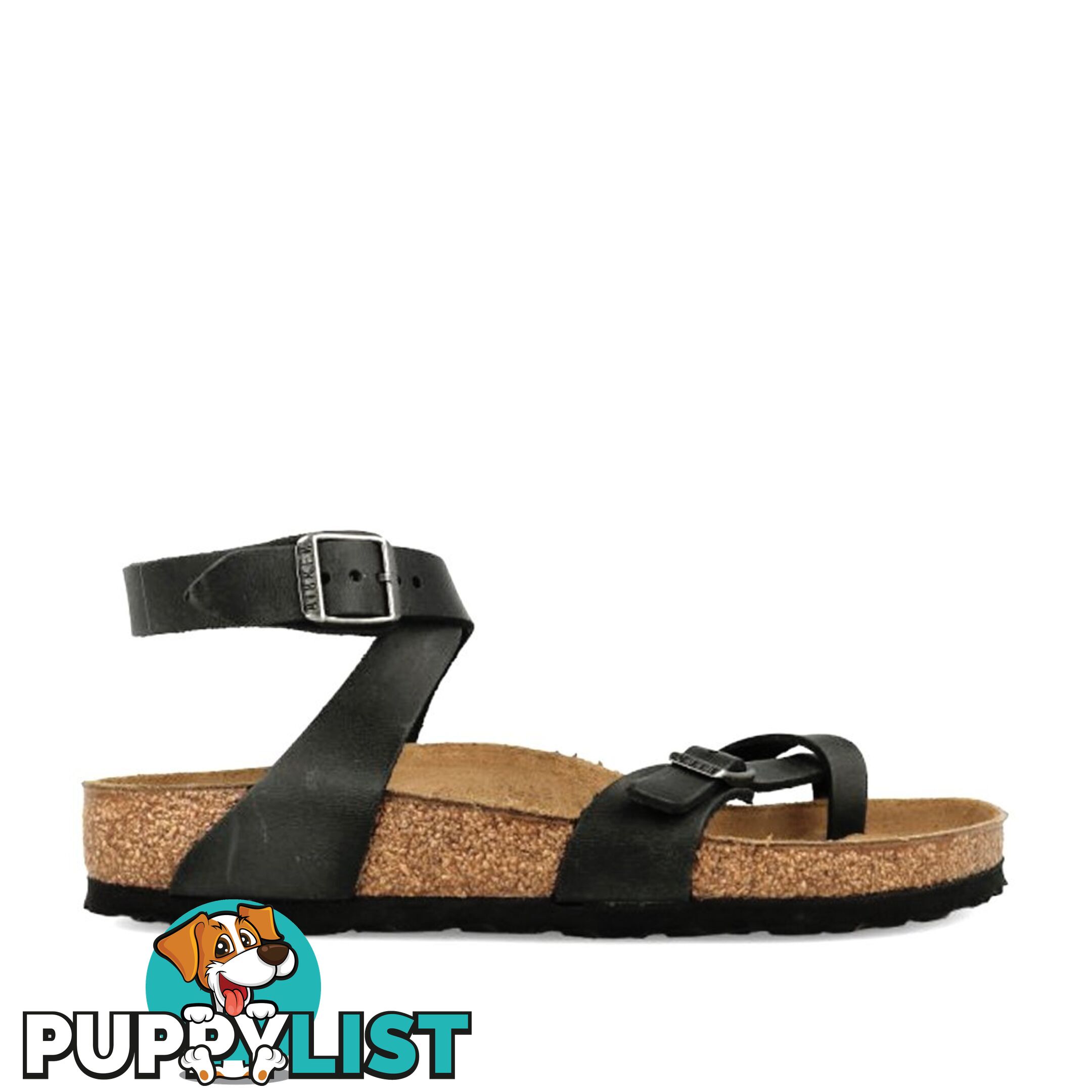 BIRKENSTOCK Yara Black Oiled Leather