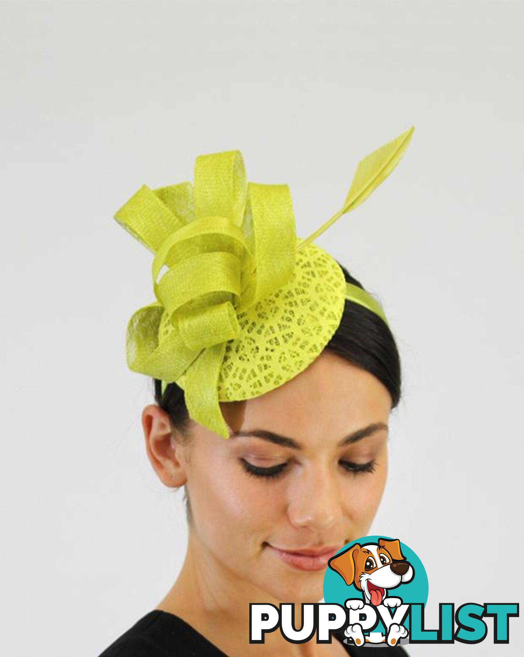 JENDI Zest Loop & Feather Fascinator