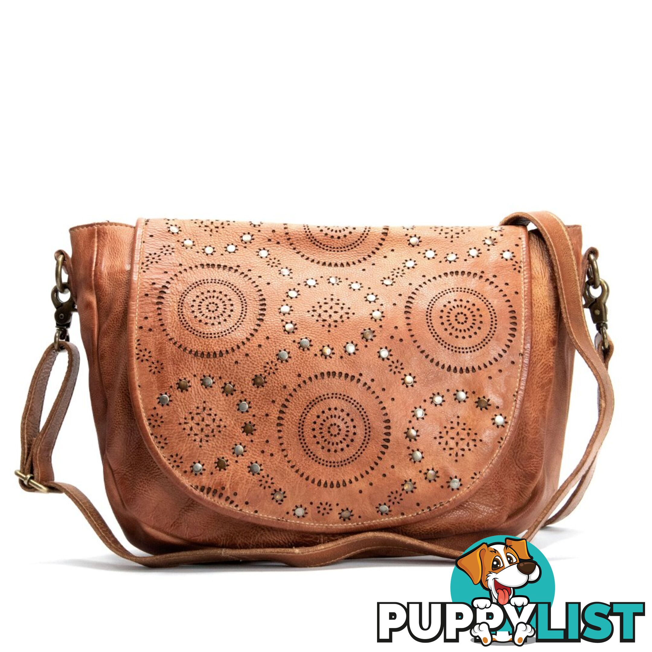 MAHSON & CO The Gypsy Concept Cross Body Bag Tan