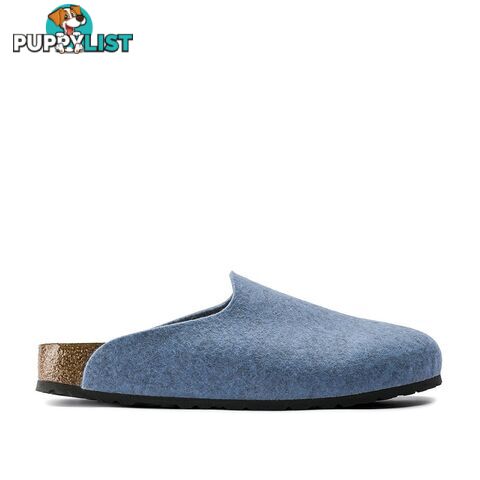 BIRKENSTOCK Amsterdam Melange Light Blue Wool Felt