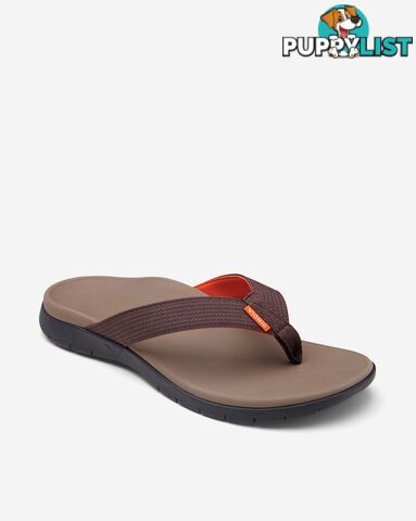 VIONIC Men's Islander Dark Brown