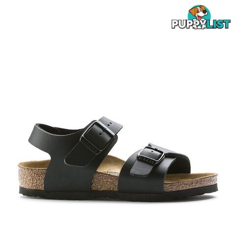 BIRKENSTOCK New York Kids Black Birko-Flor