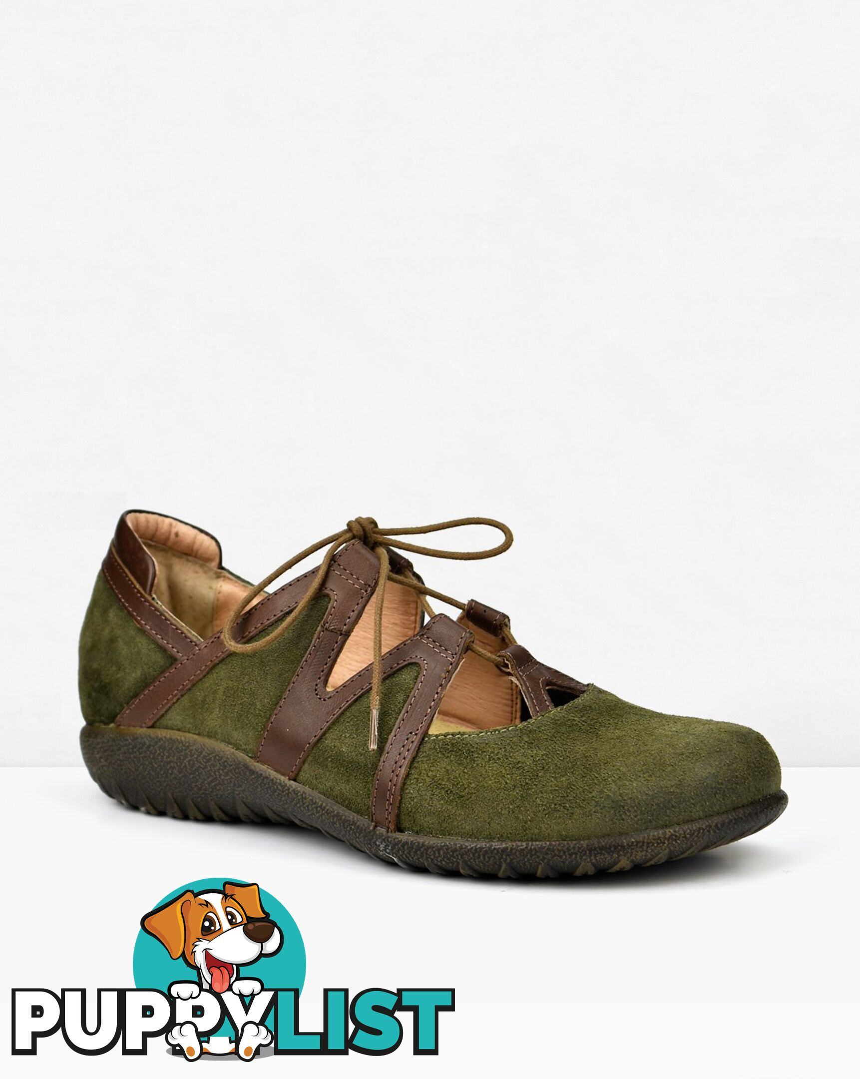 NAOT Timu Oil Olive Suede