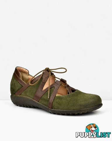 NAOT Timu Oil Olive Suede