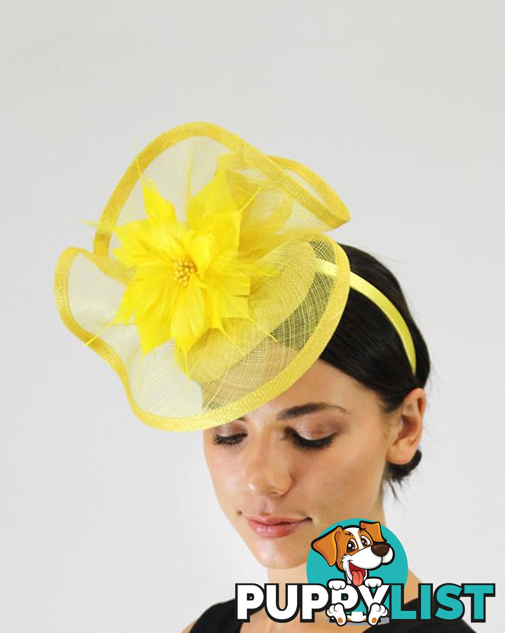 JENDI Daffodil Fascinator