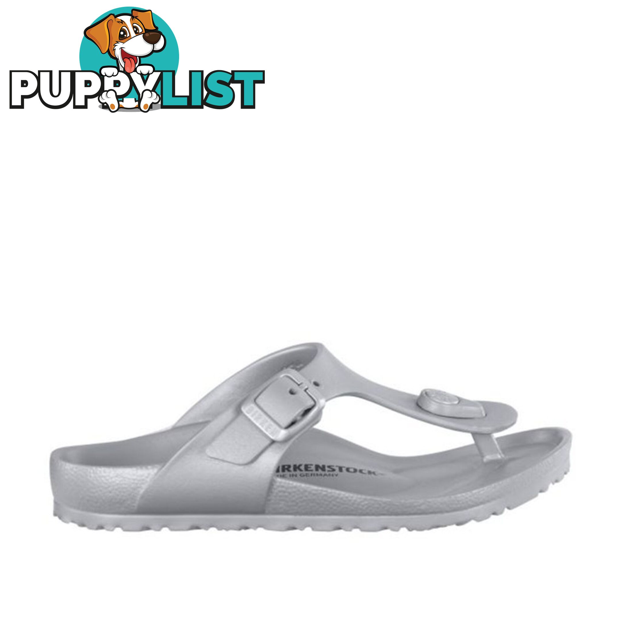 BIRKENSTOCK Gizeh Kids EVA Metallic Silver