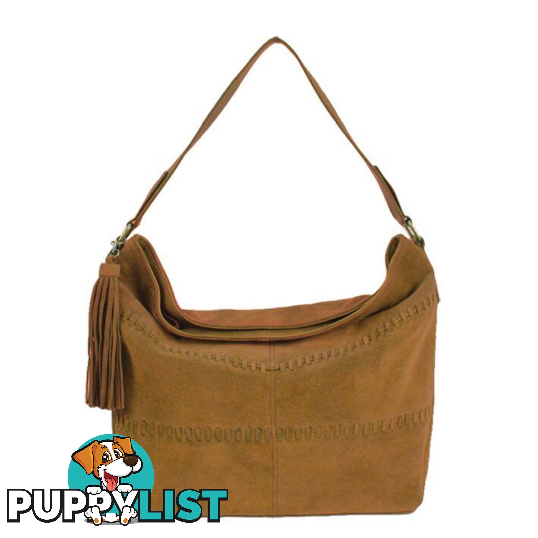 Jendi Suede Leather Slouch Hobo