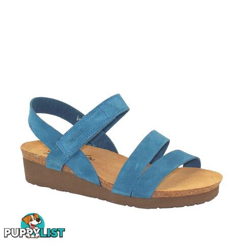 NAOT Kayla Wide Pacific Blue Suede