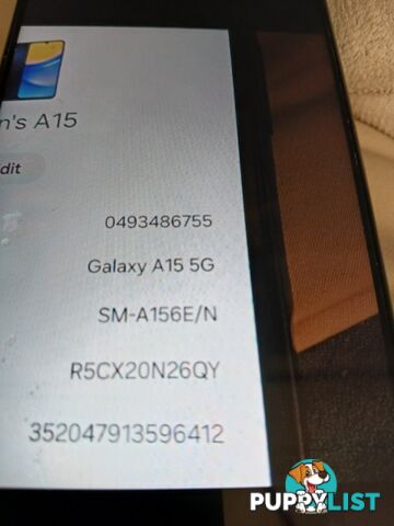 Samsung Galaxy A15  128 GB 5G