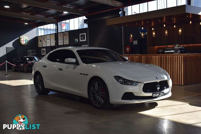 2014 MASERATI GHIBLI S M157 SEDAN