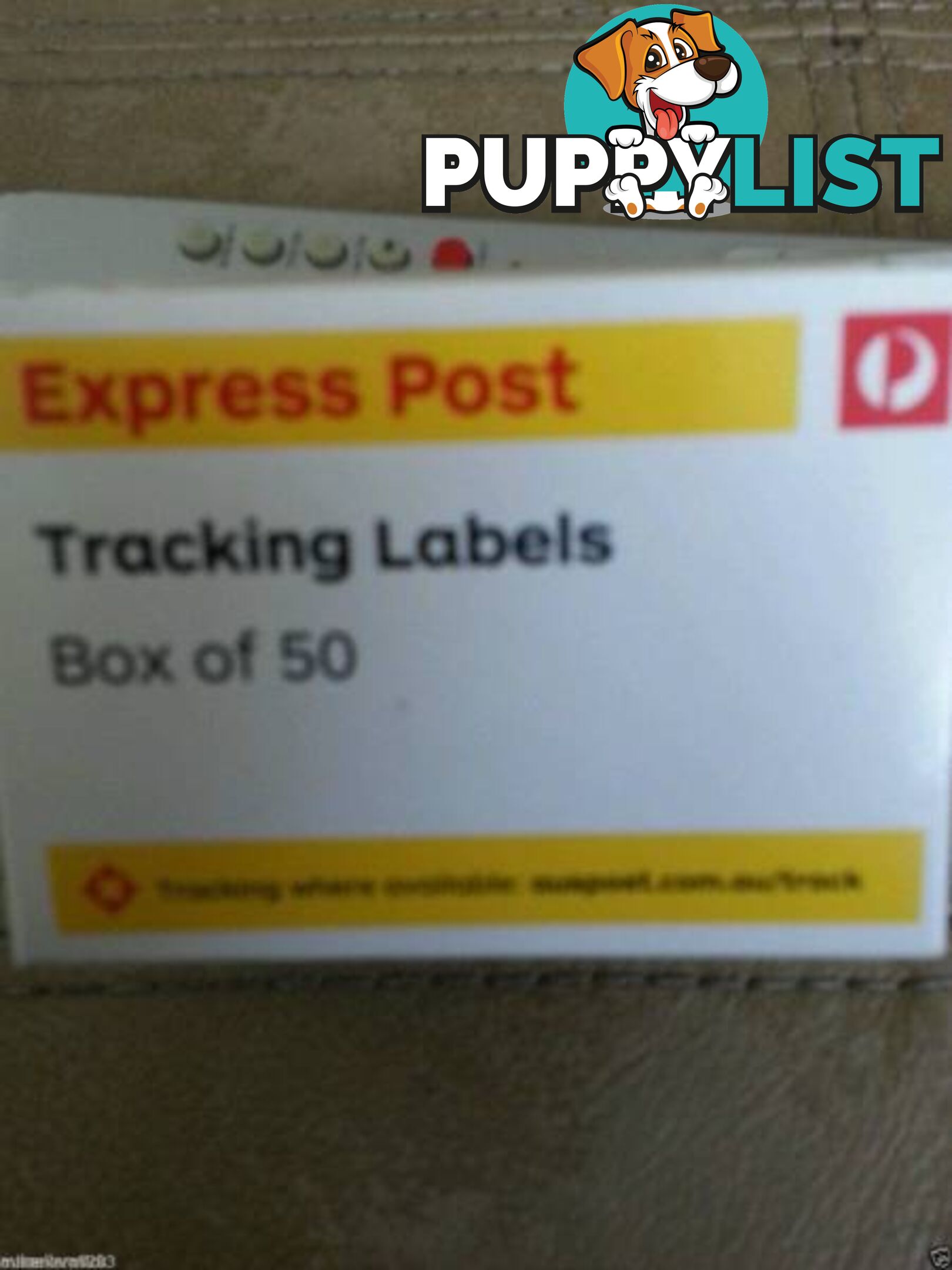 *50 Express post tracking labels. pickup 3168 or post FOR QUICK R