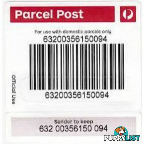 50 x AUSTRALIA POST TRACKING LABELS EBAY SALES POSTAGE