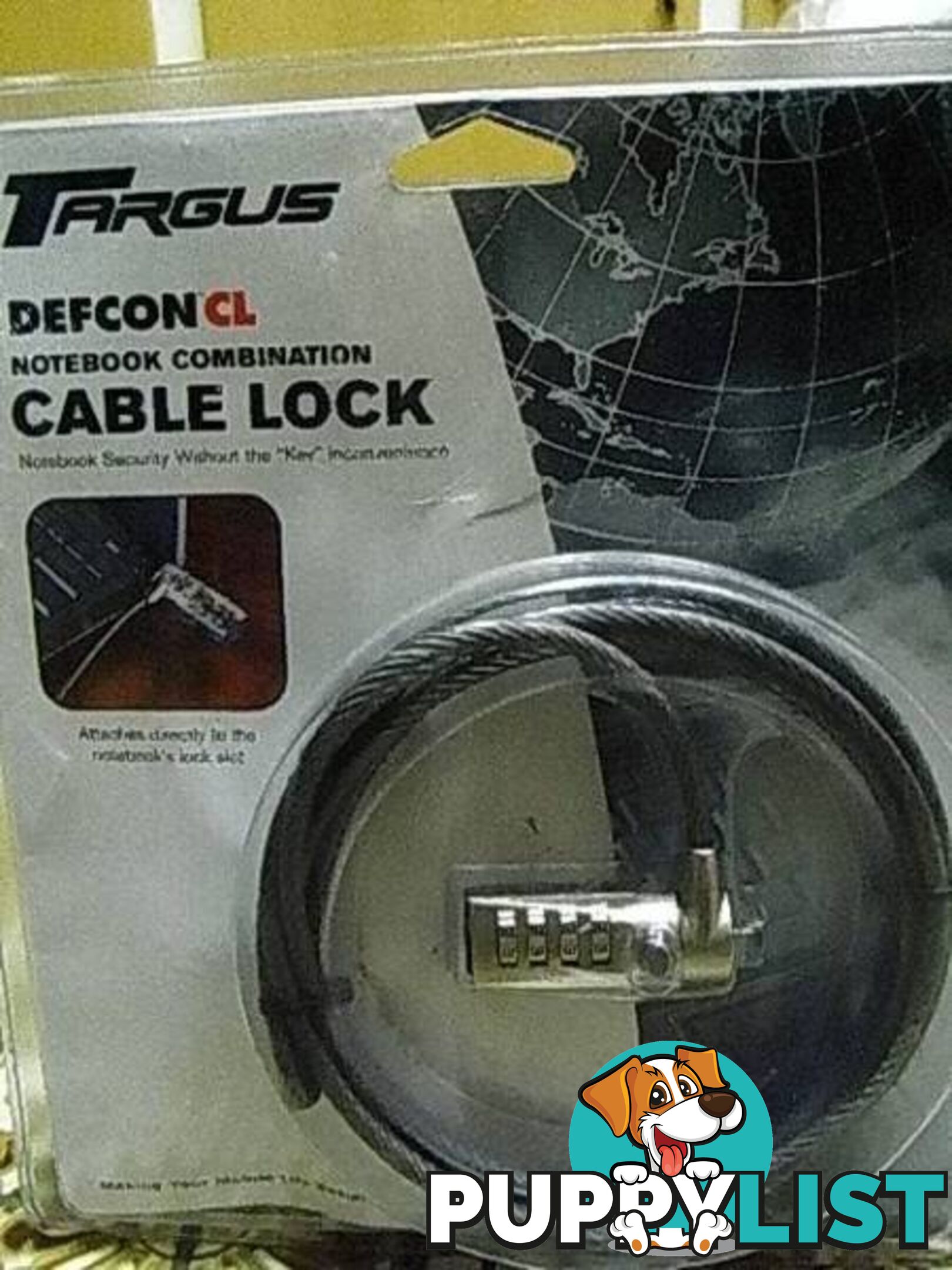 Targus 6.5' Defcon CL Laptop Cable Lock (PA410U) Security