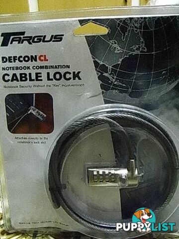 Targus 6.5' Defcon CL Laptop Cable Lock (PA410U) Security