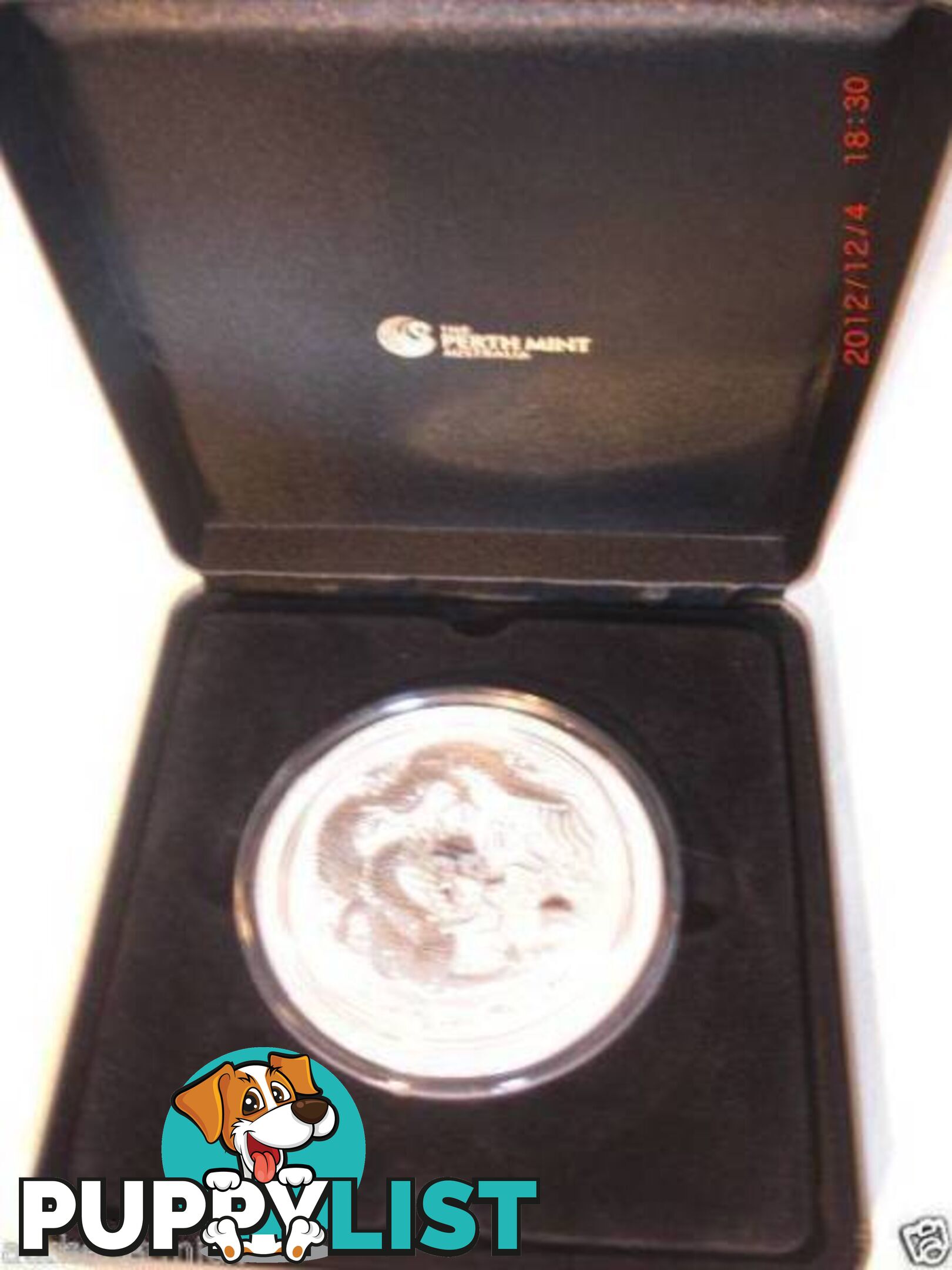 new Perth Mint display case - 1kg silver coin PICKUP clayton 316